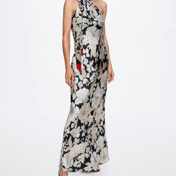 MANGO Long Dress Size: 8 NWOT - Picture 3 of 6